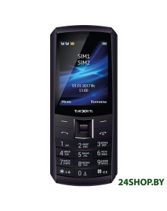 Мобильный телефон TM D328 черный Texet