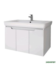 Мебель для ванных комнат Тумба под умывальник Q D 80 99 1003 белый глянец Dreja