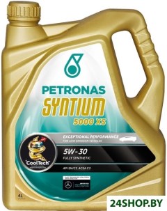 Моторное масло Syntium 5000 XS 5W 30 4л Petronas
