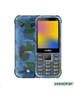 Мобильный телефон P30 синий камуфляж Strike