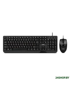Клавиатура мышь KB S330C черный Sven