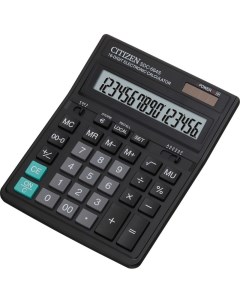 Калькулятор бухгалтерский SDC 664S черный Citizen