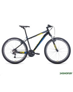 Велосипед Apache 27 5 1 0 2022 RBK22FW27270 черный желтый Forward