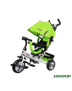 Детский велосипед Comfort 10x8 EVA зеленый Moby kids