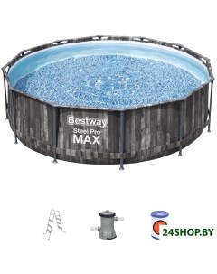 Каркасный бассейн Steel Pro Max 5614X 366x100 с фильтр насосом и лестницей Bestway