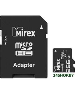 Карта памяти microSDXC 13613 AD3UH256 256GB с адаптером Mirex