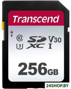 Карта памяти SDXC 300S 256GB Transcend