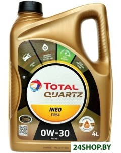 Моторное масло Total Quartz Ineo First 0W 30 4л Total (авто и мото)