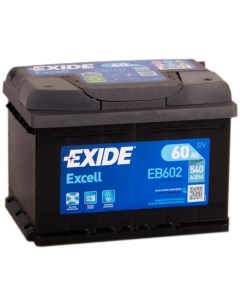 Автомобильный аккумулятор Excell EB602 60 А ч Exide