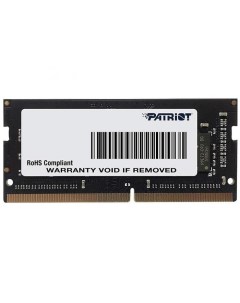 Оперативная память Patriot Signature Line 32GB DDR4 SODIMM PC4 21300 PSD432G26662S Patriot (компьютерная техника)
