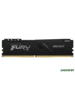 Оперативная память FURY Beast 8GB DDR4 PC4 29800 KF437C19BB 8 Kingston