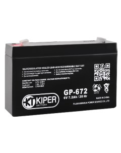 Аккумулятор для ИБП GP 672 F1 6В 7 2 А ч Kiper
