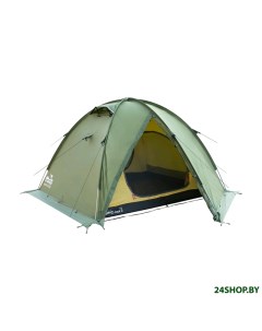 Экспедиционная палатка Rock 3 v2 зеленый Tramp