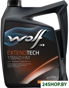 Моторное масло ExtendTech 10W 40 HM 5л Wolf
