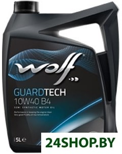 Моторное масло Guard Tech 10W 40 B4 5л Wolf