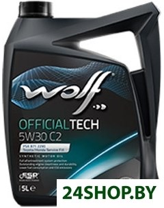 Моторное масло Official Tech 5W 30 C2 5л Wolf