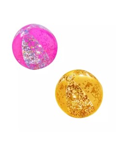 Мяч надувной для плавания Glitter Fusion Beach Ball 31050 цвет в ассортименте Bestway