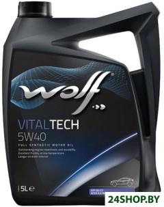 Моторное масло Vital Tech 5W 40 5л Wolf