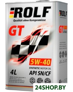 Моторное масло GT 5W 40 SN CF 4л Rolf