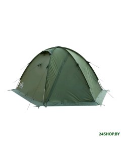 Экспедиционная палатка Rock 4 v2 зеленый Tramp
