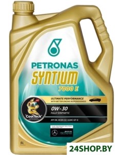 Моторное масло Syntium 7000 E 0W 30 5л Petronas