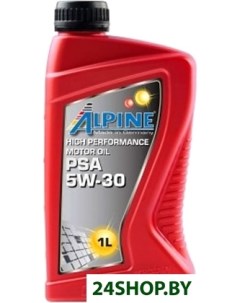 Моторное масло PSA 5W 30 1л Alpine