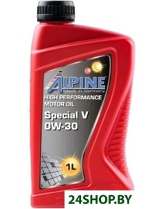 Моторное масло Special V 0W 30 1л Alpine