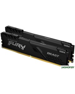 Оперативная память FURY Beast 2x16GB DDR4 PC4 25600 KF432C16BB1K2 32 Kingston