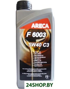 Моторное масло F6003 5W 40 C3 1л 11161 Areca