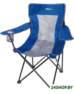 Кресло Nika Премиум ПСП5 серый синий Ника (nika)