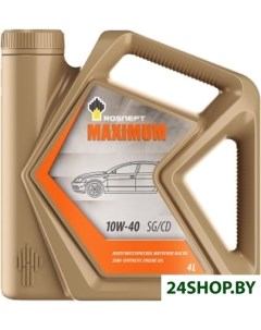 Моторное масло Maximum 10W 40 SG CD 4л Роснефть