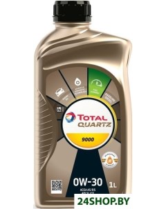 Моторное масло Total Quartz 9000 0W 30 1л Total (авто и мото)
