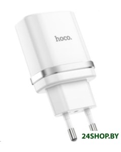 Сетевое зарядное устройство C12Q белый Hoco