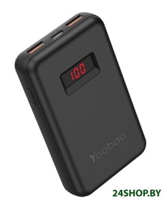 Портативное зарядное устройство PD10 черный Yoobao