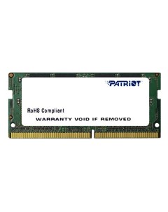 Оперативная память Patriot Signature Line 16GB DDR4 SODIMM PC4 21300 PSD416G26662S Patriot (компьютерная техника)