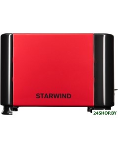 Тостер ST1102 красный черный Starwind
