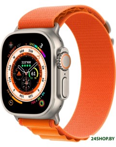 Профессиональные умные часы Watch Ultra LTE 49 мм титановый корпус титановый оранжевый текс Apple
