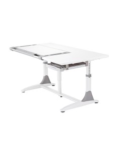 Парта King Desk белый серый Comf-pro