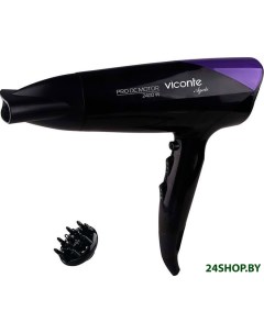 Фен VC 3725 черный фиолетовый Viconte