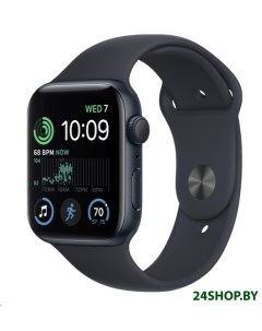 Умные часы Watch SE 2 40 мм алюминиевый корпус полуночный полуночный спортивный силиконовый Apple