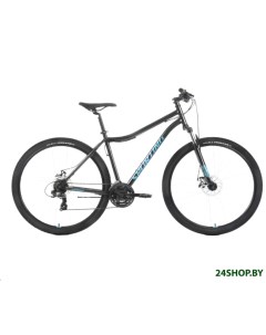 Велосипед Sporting 29 2 2 D р 19 2022 черный бирюзовый Forward