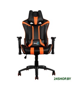 Кресло AC120 черный оранжевый Aerocool