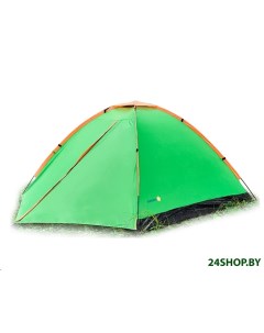 Треккинговая палатка Summer 4 зеленый желтый Sundays