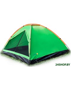 Треккинговая палатка Simple 2 зеленый желтый Sundays