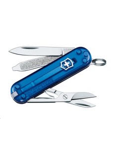 Туристический нож Classic SD Blue Transparent 0 6223 T2 Victorinox