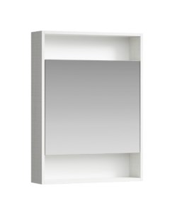 Шкаф с зеркалом для ванной Сити 60 SIT0406DK Aqwella