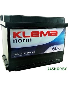 Автомобильный аккумулятор Norm 6CТ 60А3 0 60 А ч Klema