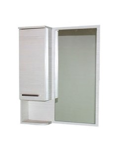 Шкаф с зеркалом для ванной Прованс 101 600 левый Санитамебель