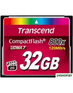 Карта памяти 800x CompactFlash Premium 32GB TS32GCF800 Transcend