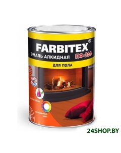Эмаль ПФ 266 10 кг красно коричневый Farbitex
